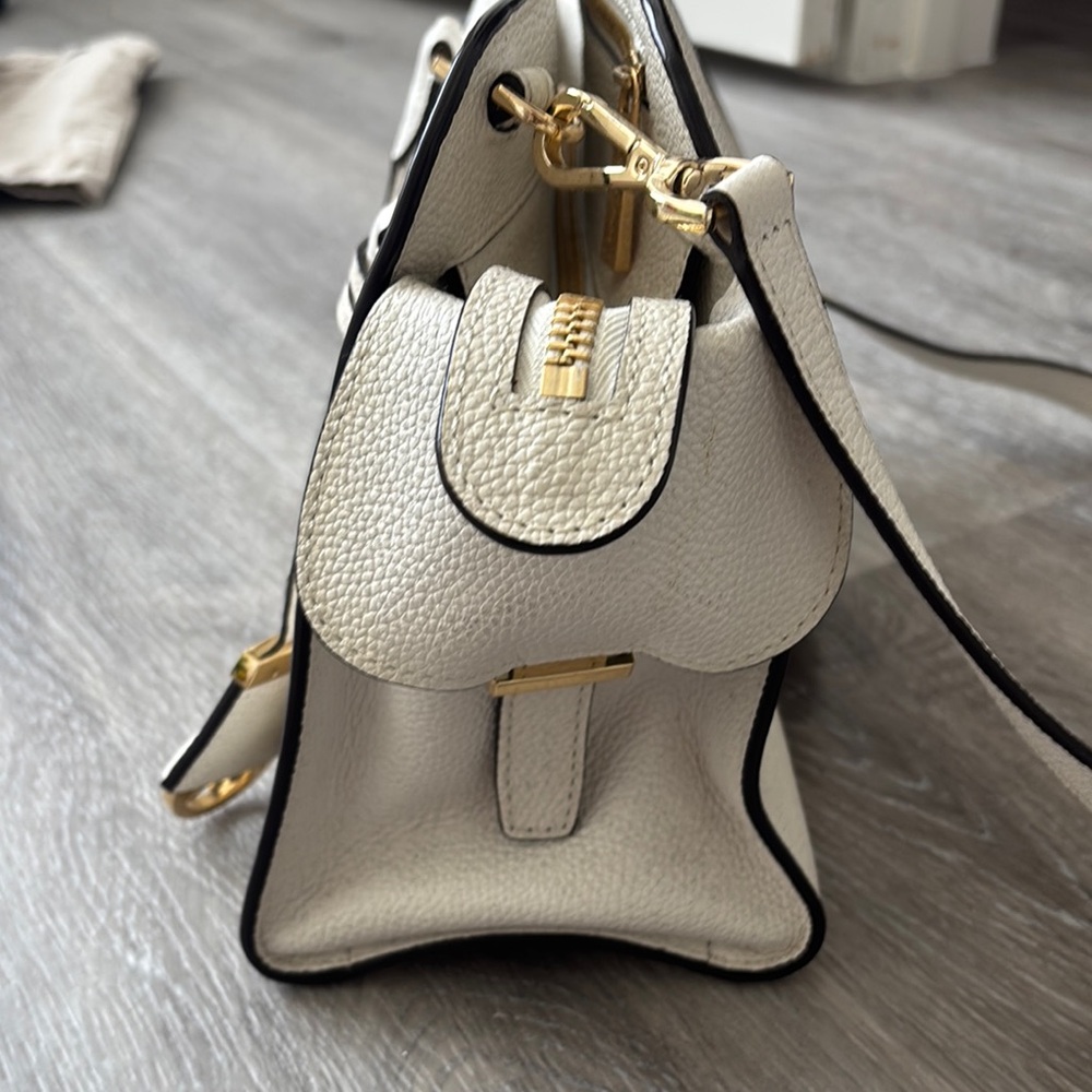 Michael Kors Cream Satchel Bag - Picture 2 of 5